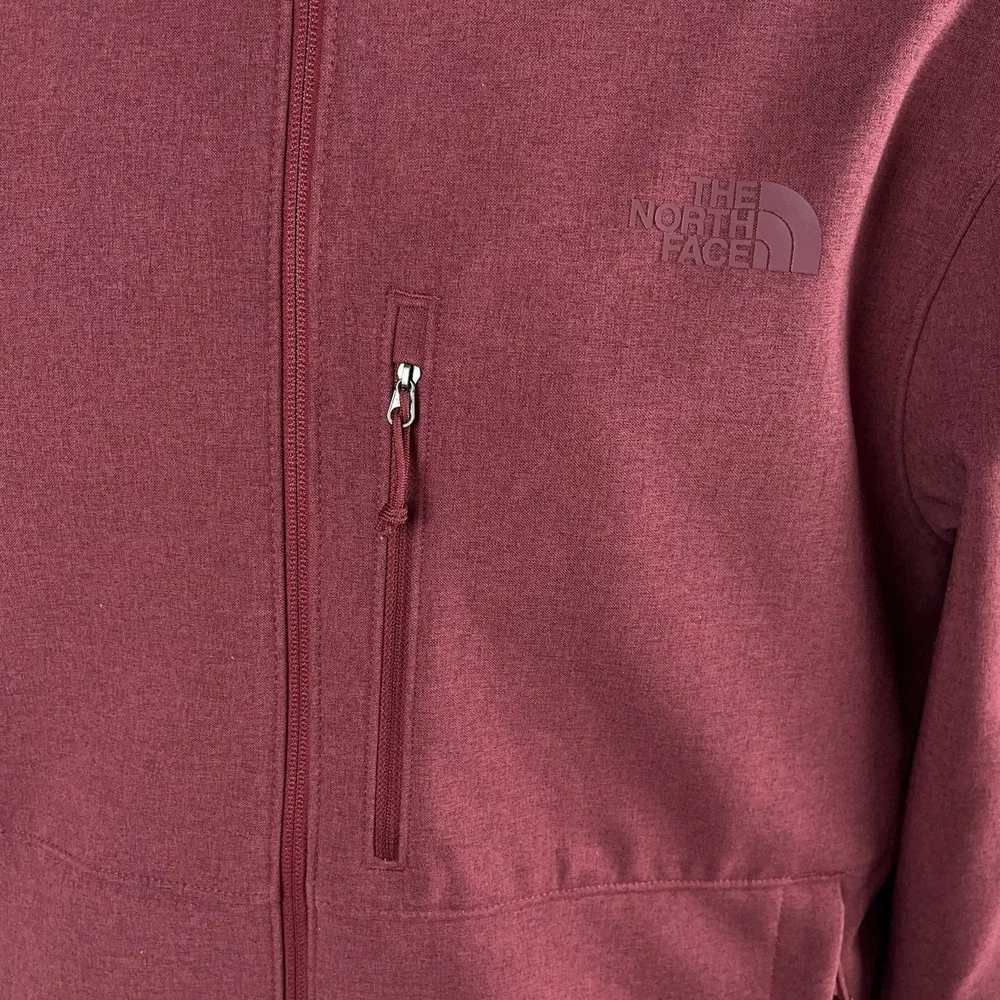 The North Face Cordovan Dark Heather Red Maroon Apex Bionic Jacket Men's XL